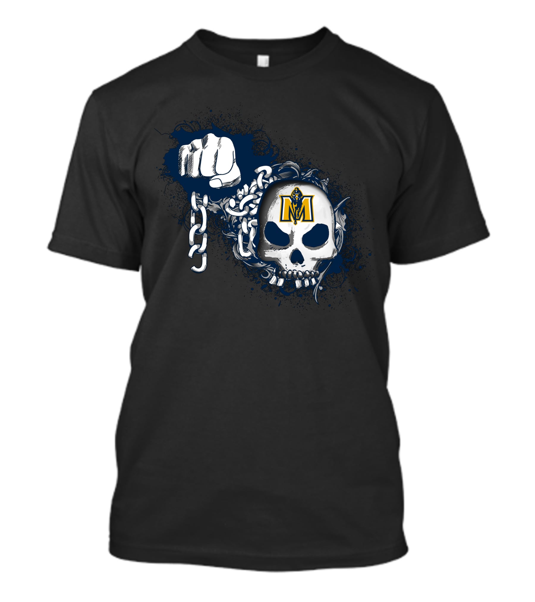Murray State Racers Skull And Chains M T-Shirt