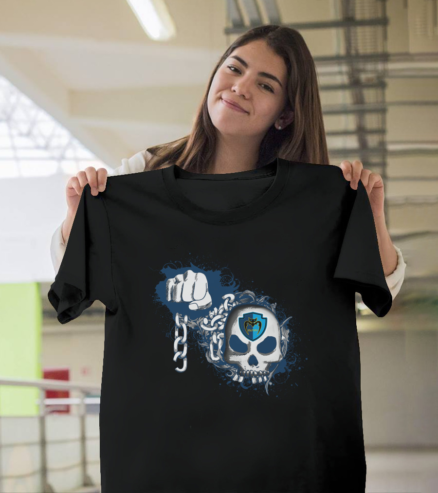 Tampa Bay Mutiny Skull Chain Shield T-Shirt