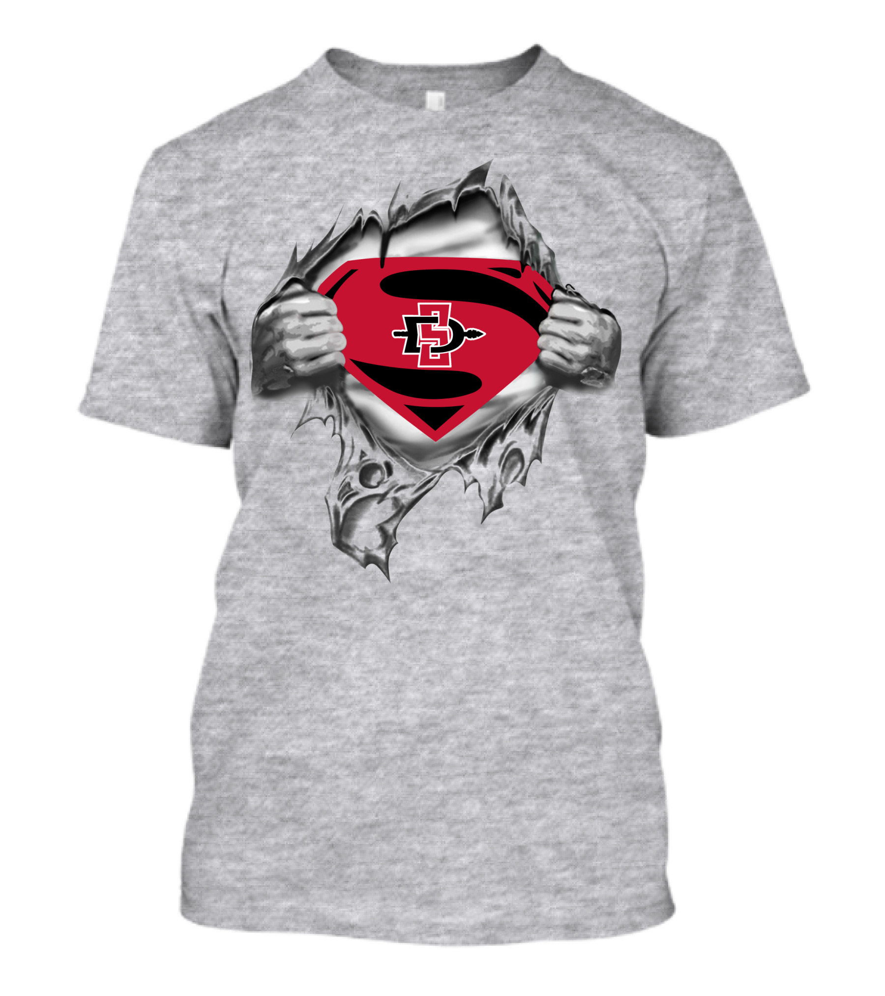San Diego State Aztecs Superman Logo Graphic 336 T-Shirt