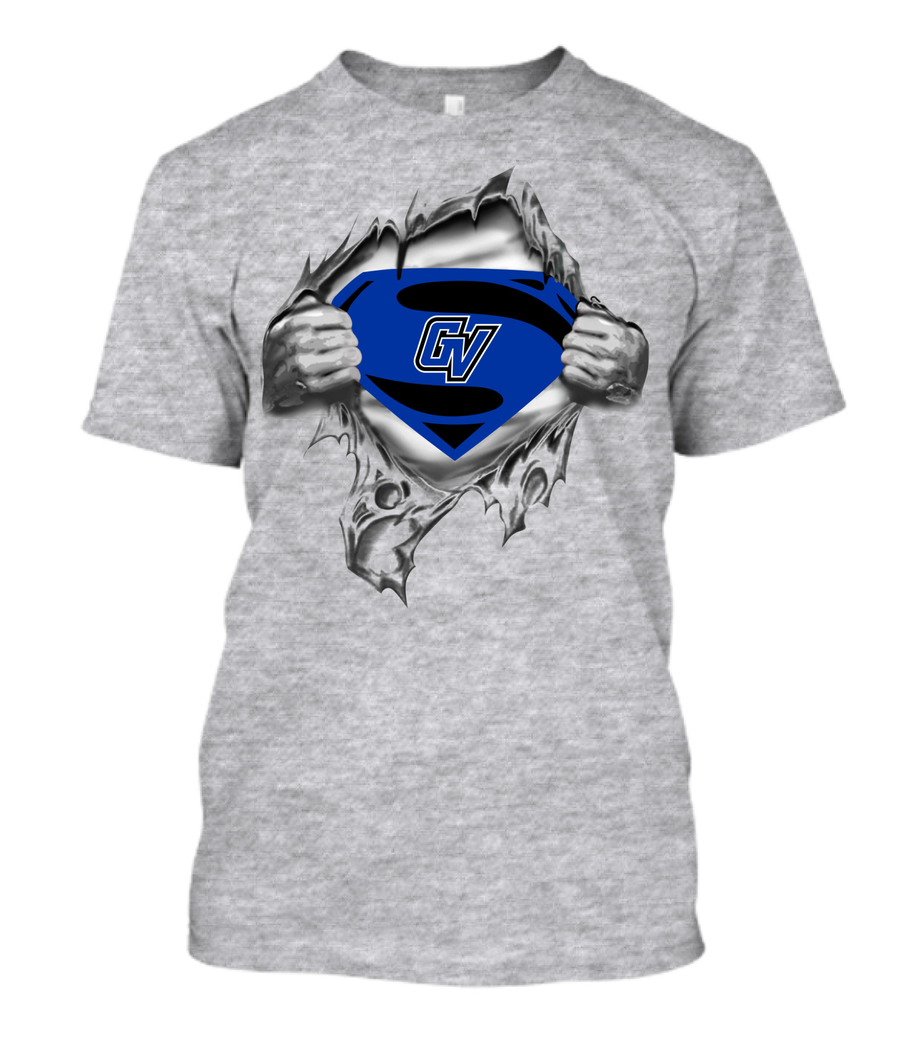 Grand Valley State Lakers Gv Superman T-Shirt