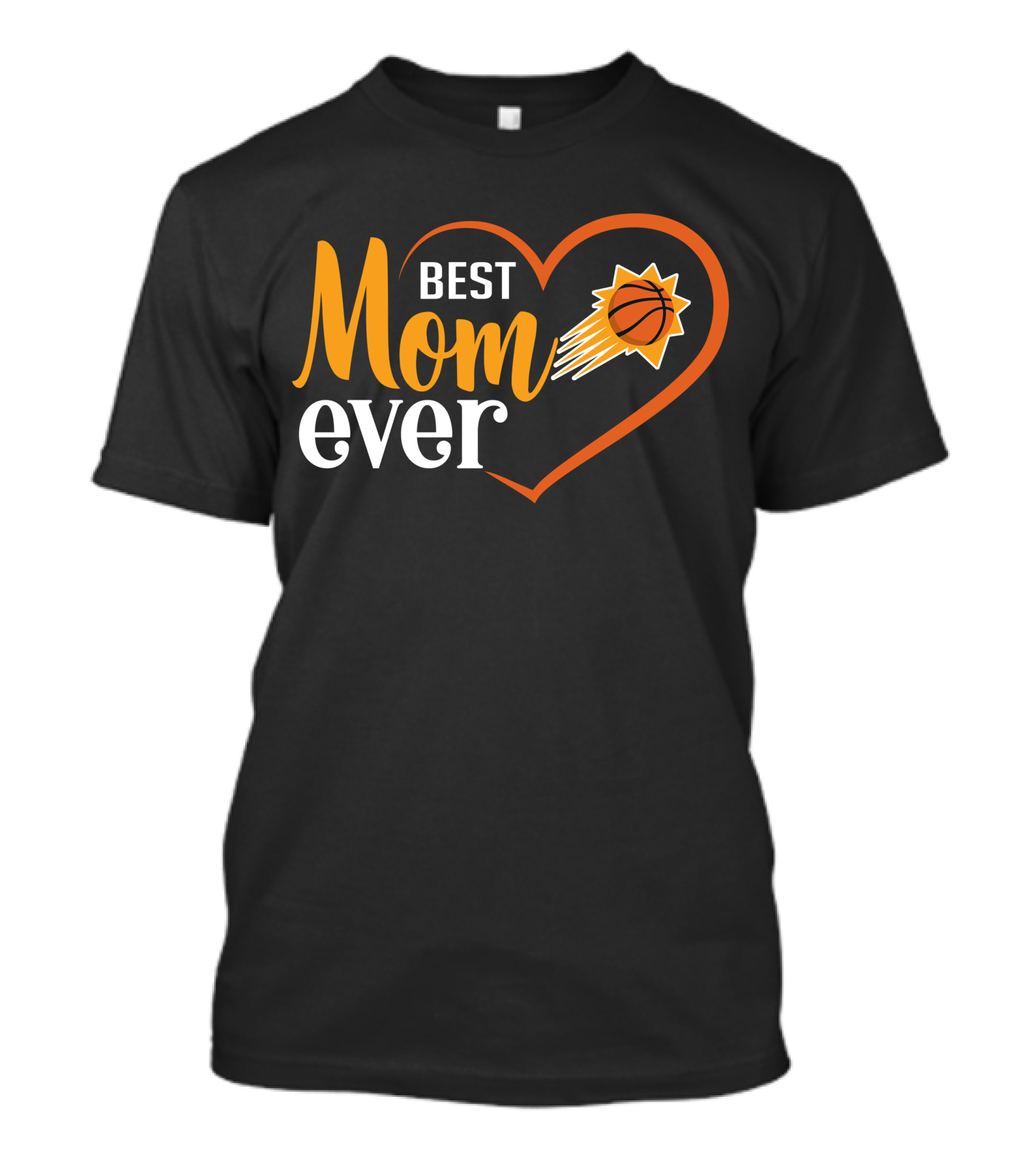 Phoenix Suns Best Mom Ever Basketball Heart T-Shirt