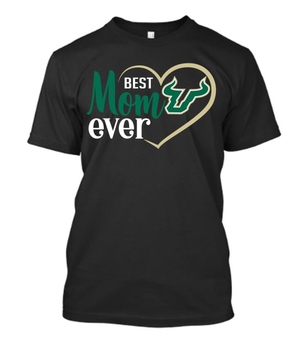 Best Mom Ever South Florida Bulls Heart T-Shirt