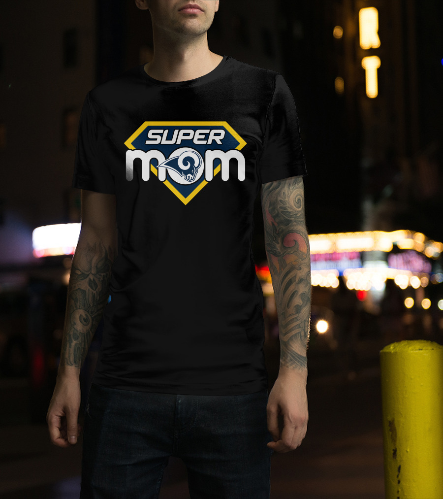 Los Angeles Rams Super Mom T-Shirt