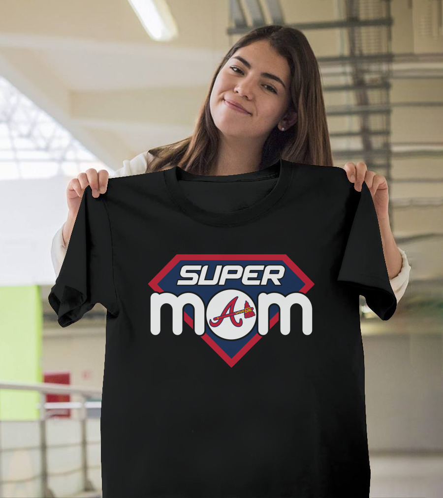 Super Mom Atlanta Braves Logo 60 T-Shirt