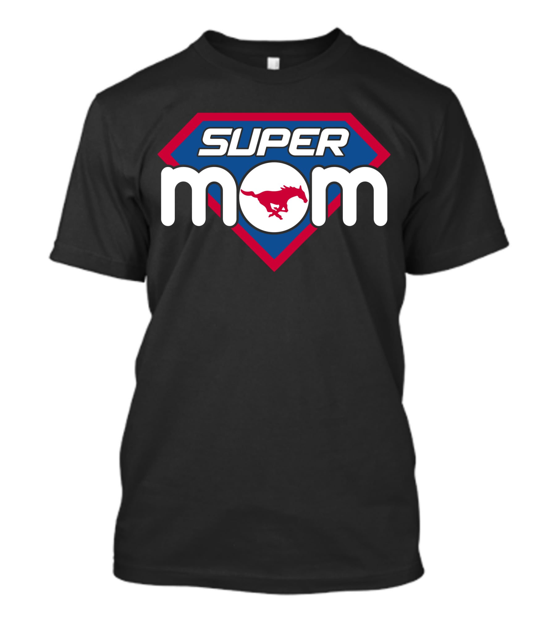 Super Mom Smu Mustangs 143 T-Shirt