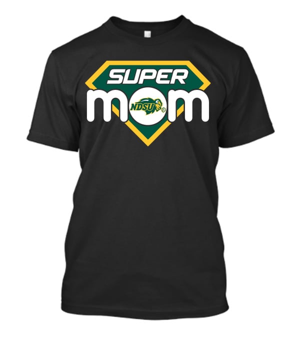 North Dakota State Bison Ndsu Super Mom T-Shirt