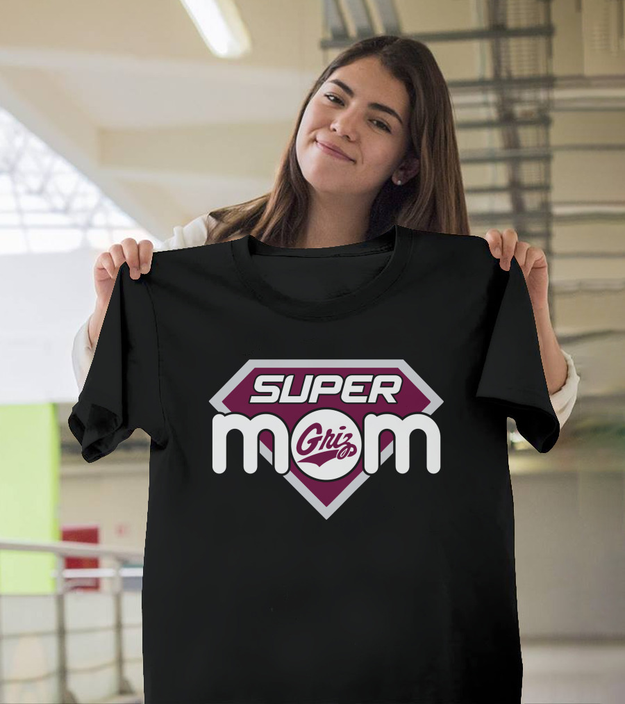 Montana Grizzlies Super Mom Griz T-Shirt