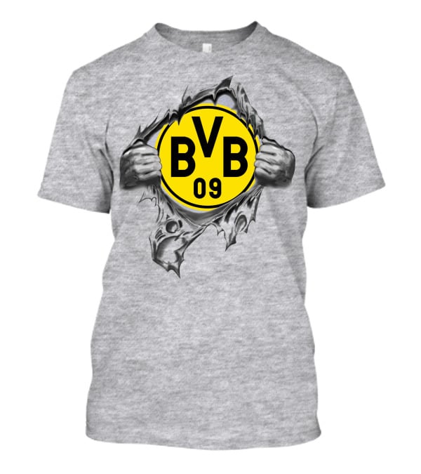 Dortmund Bvb 09 Super Fan Logo Burst T-Shirt