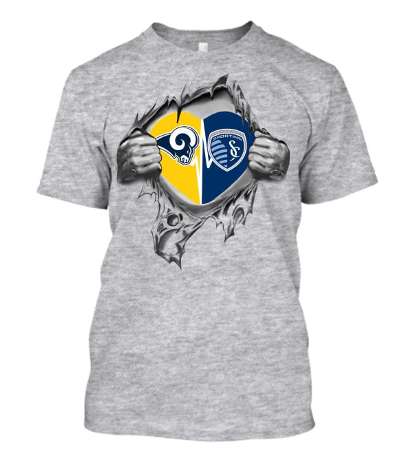 Rams Sporting Kansas City Heart 114 T-Shirt
