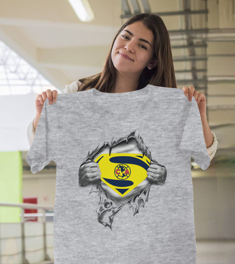 Club América Superman Logo Emblem Outfit T-Shirt