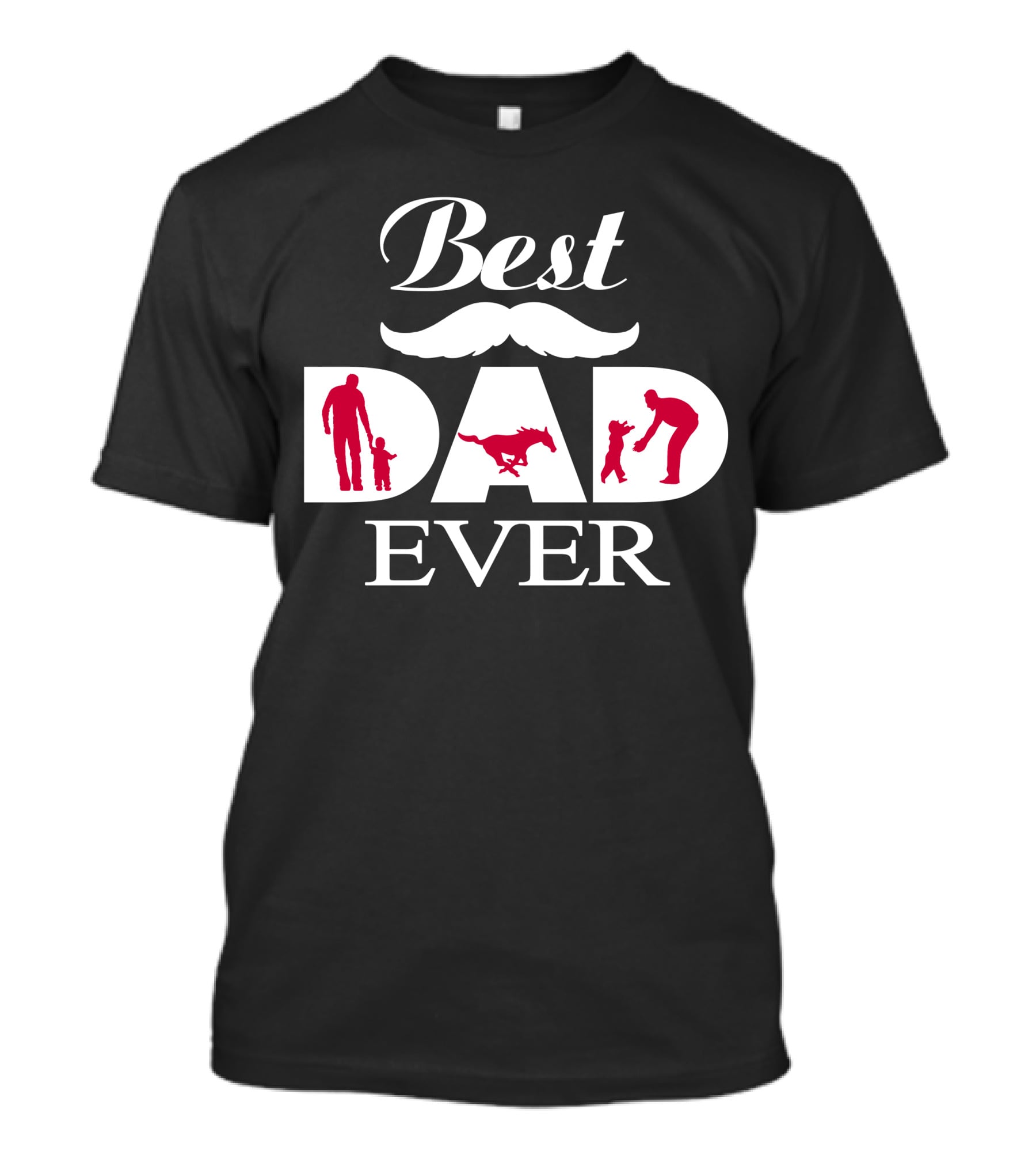 Best Smu Mustangs Dad Ever T-Shirt