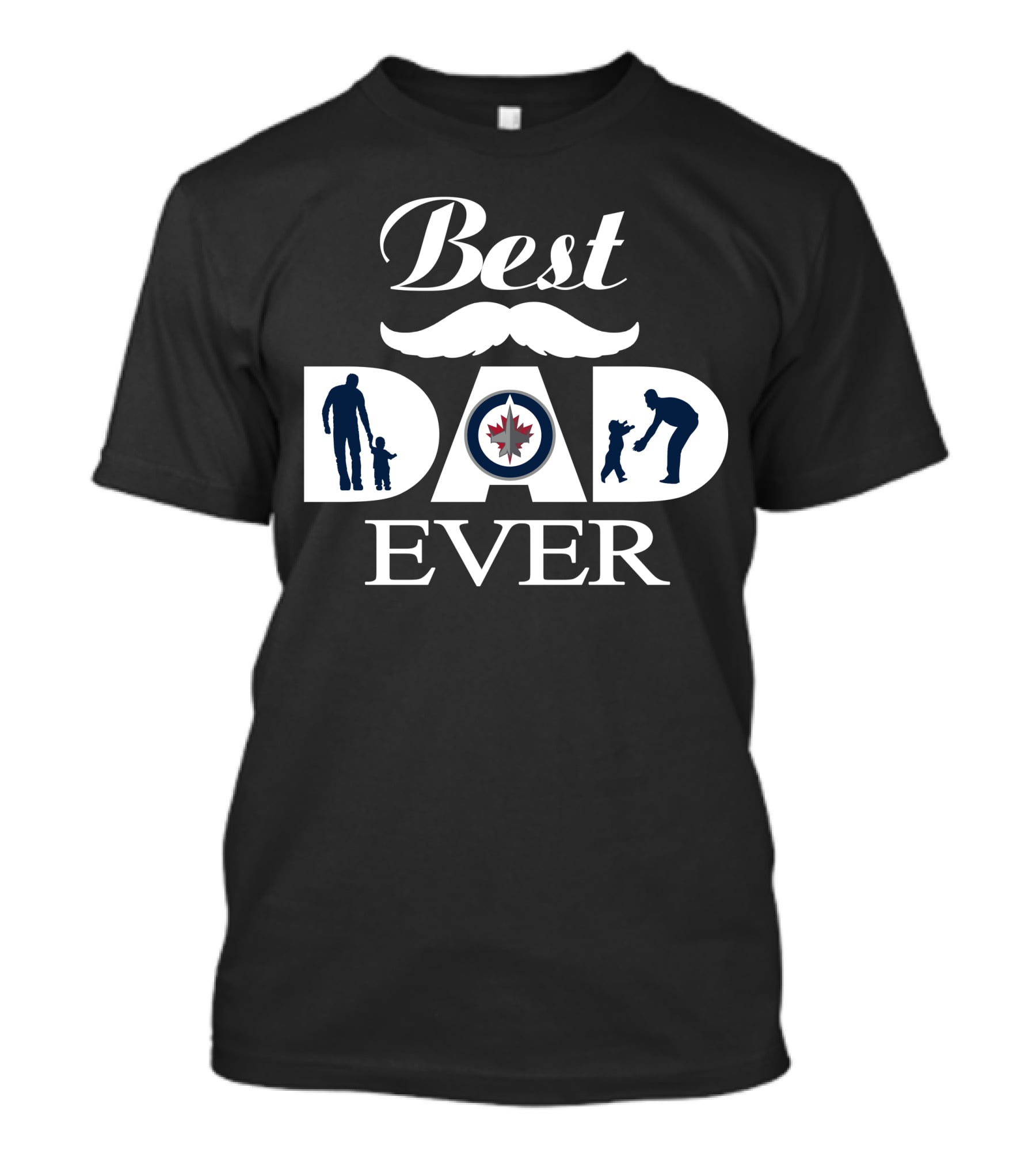 Best Dad Ever Winnipeg Jets 150 T-Shirt