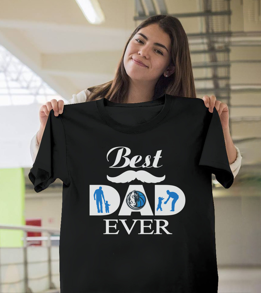 Best Dad Ever Dallas Mavericks Father's Day 189 T-Shirt