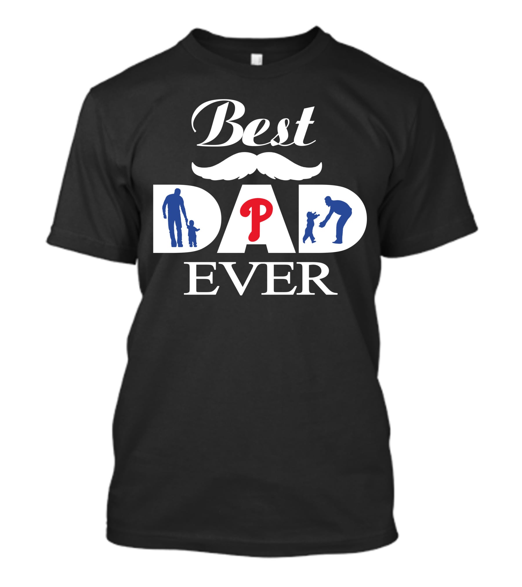 Best Dad Ever Philadelphia Phillies 223 T-Shirt