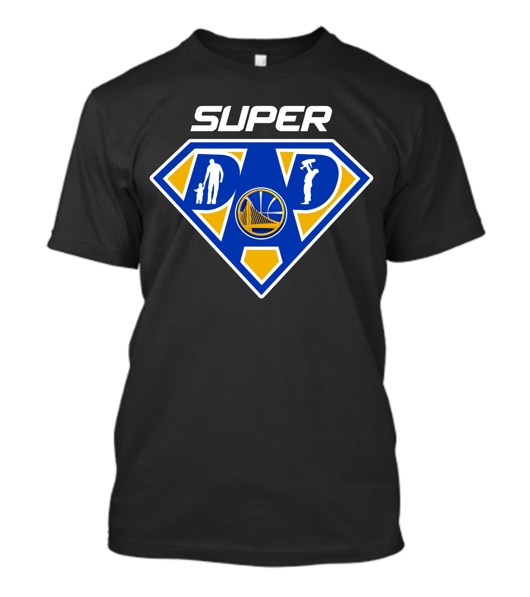 Super Dad Golden State Warriors T-Shirt