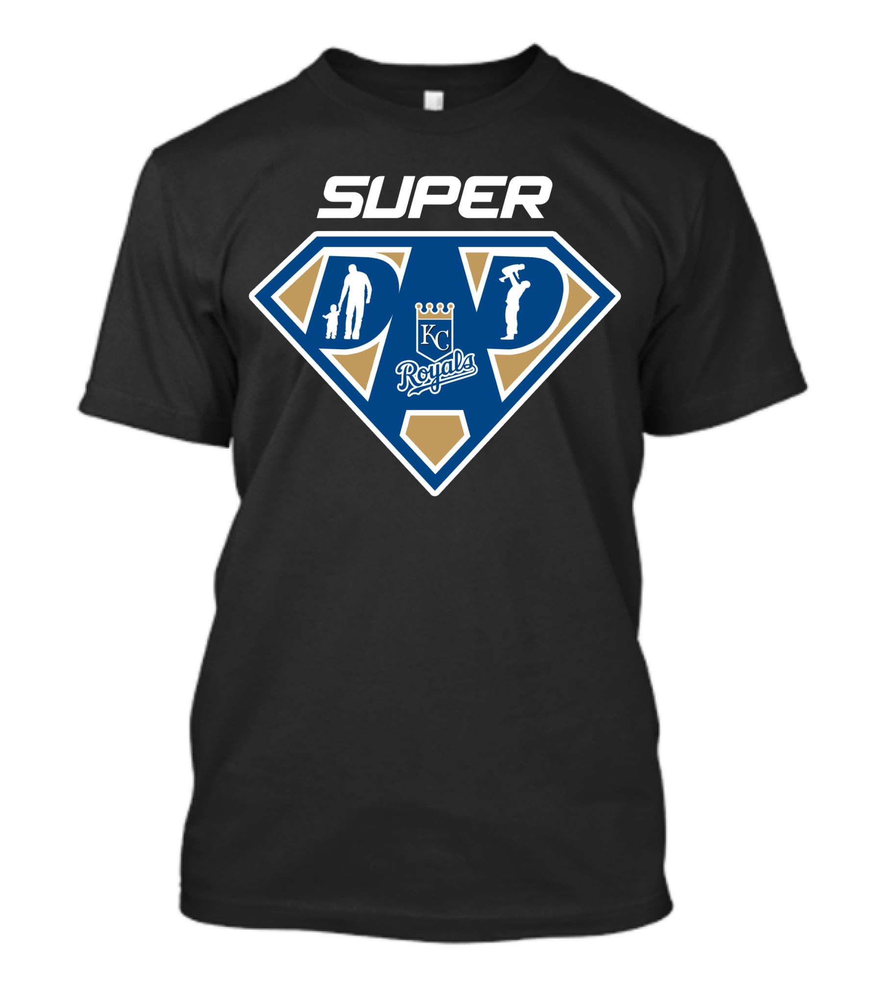Kansas City Royals Super Dad Heroic T-Shirt