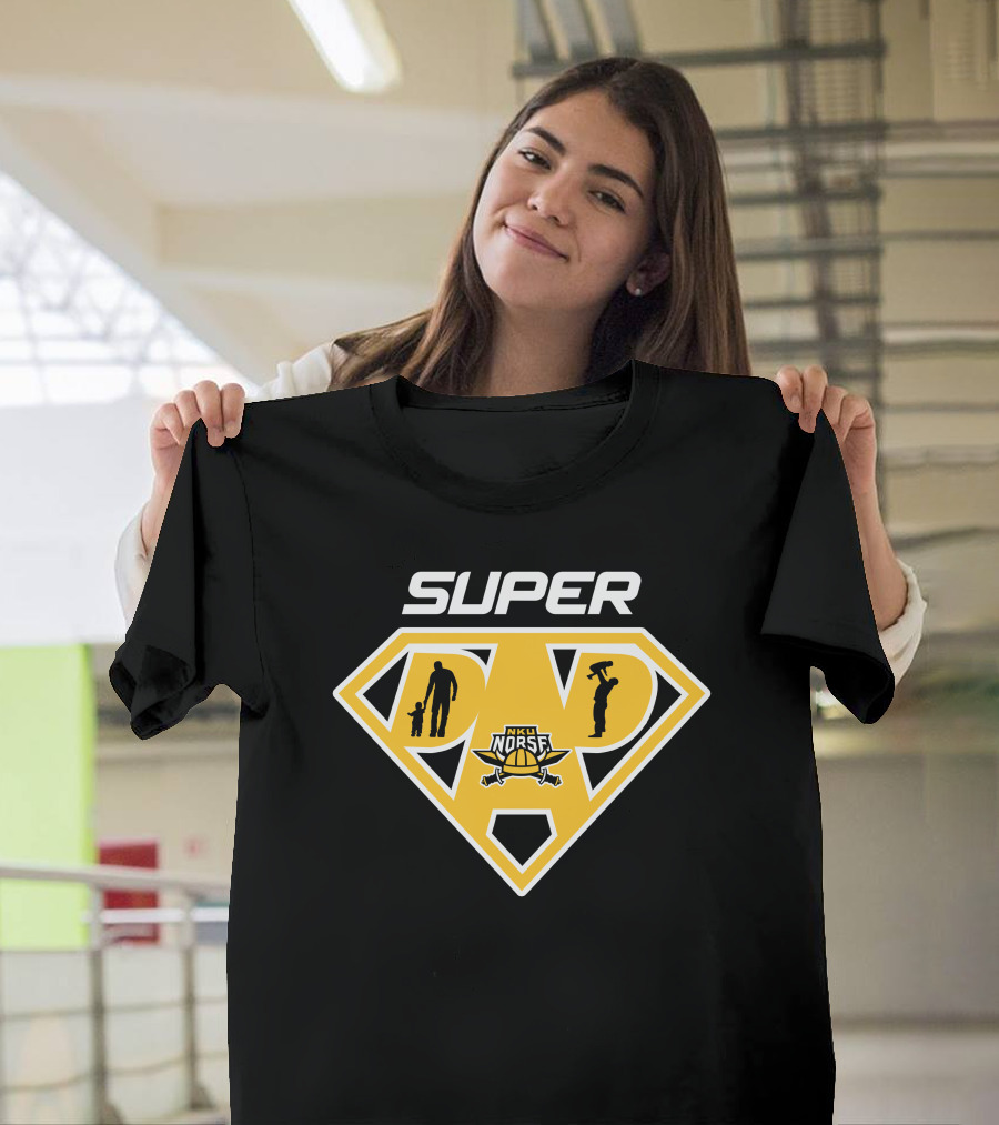Super Dad Northern Kentucky Norse Nku Basketball T-Shirt