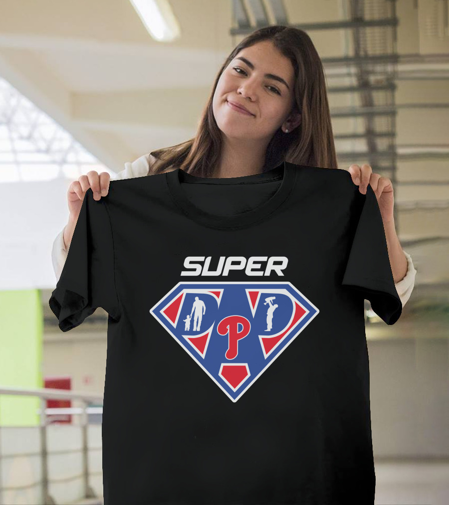 Philadelphia Phillies Super Dad Hero T-Shirt