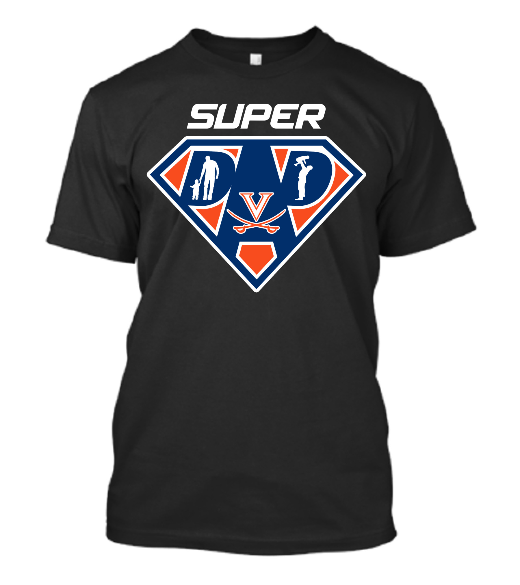 Super Virginia Cavaliers Dad T-Shirt