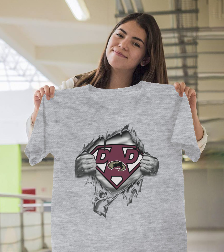 Denver Pioneers Super Dad Hockey Superman T-Shirt