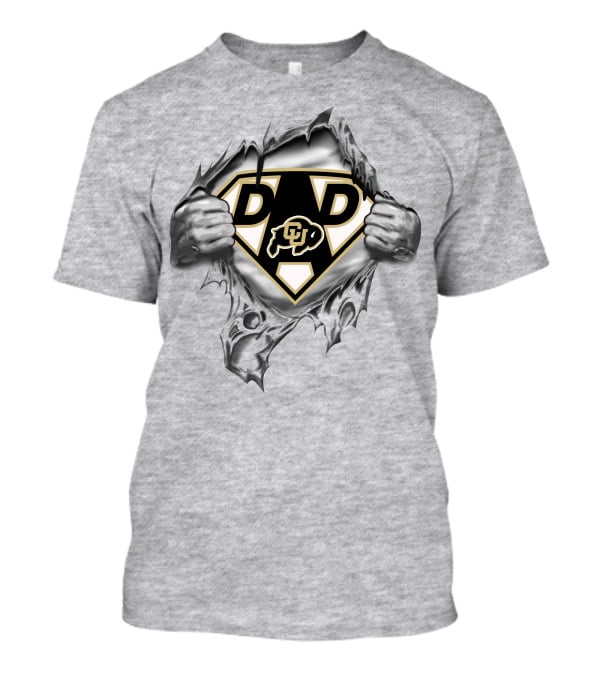 Colorado Buffaloes Super Dad Hero T-Shirt