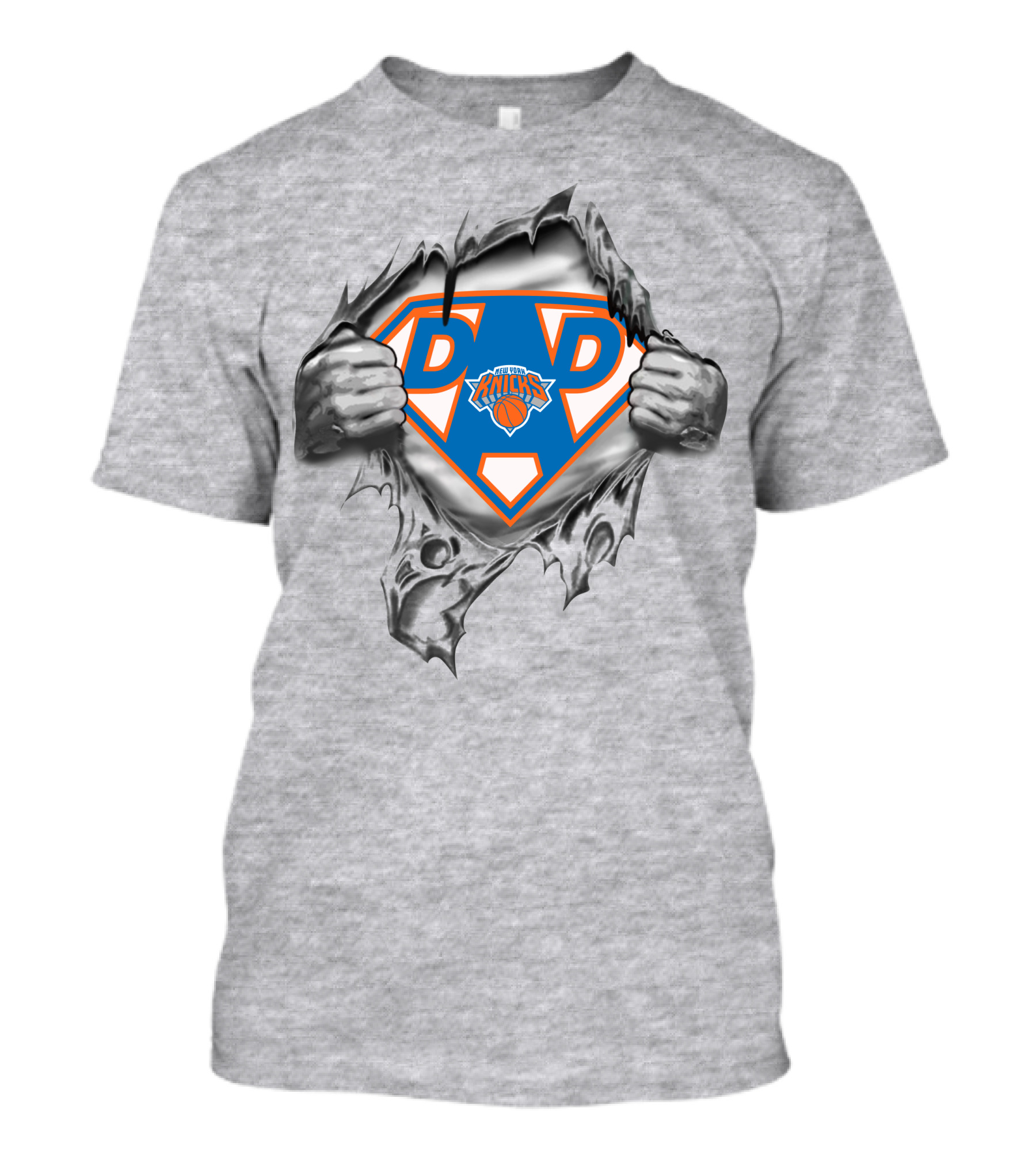 New York Knicks Super Dad Basketball Hero T-Shirt