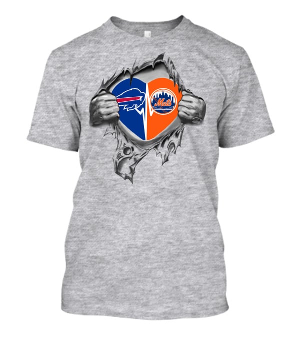 Bills Mets Heartbeat Passion T-Shirt