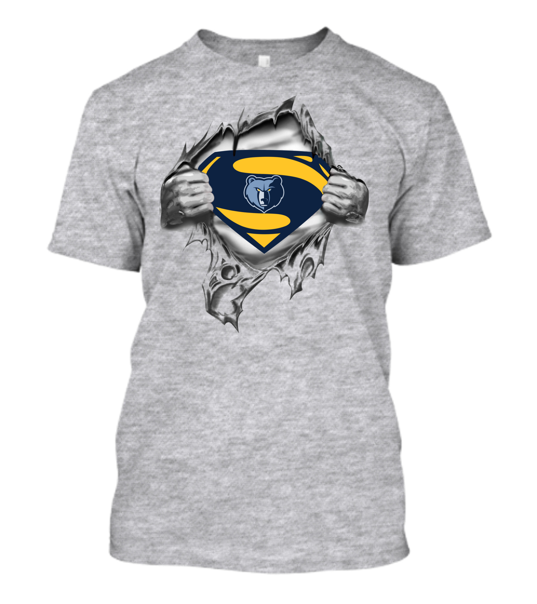 Memphis Grizzlies Superman Logo T-Shirt