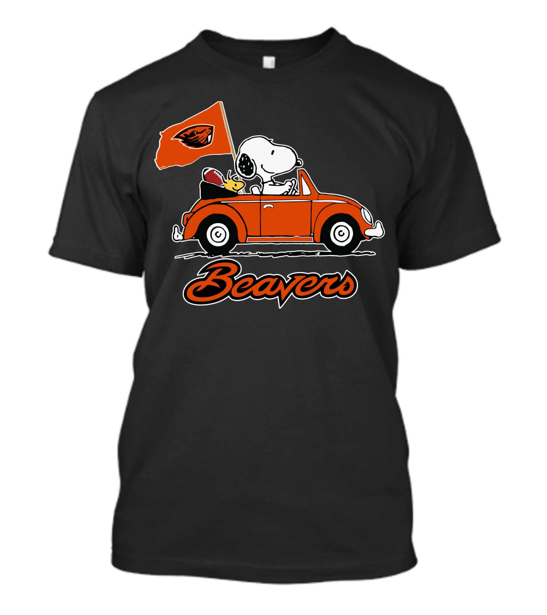 Snoopy Oregon State Beavers Ride Forever T-Shirt
