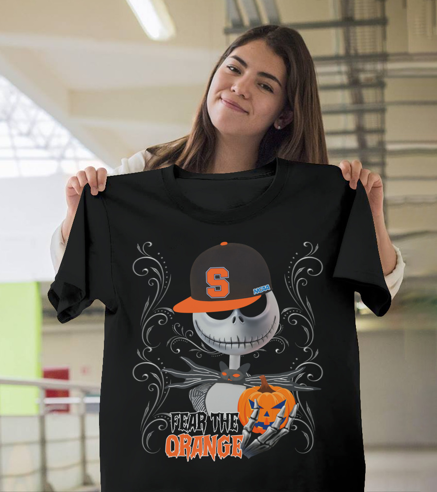 Fear the Orange Syracuse NCAA Jack O' Lantern T-Shirt