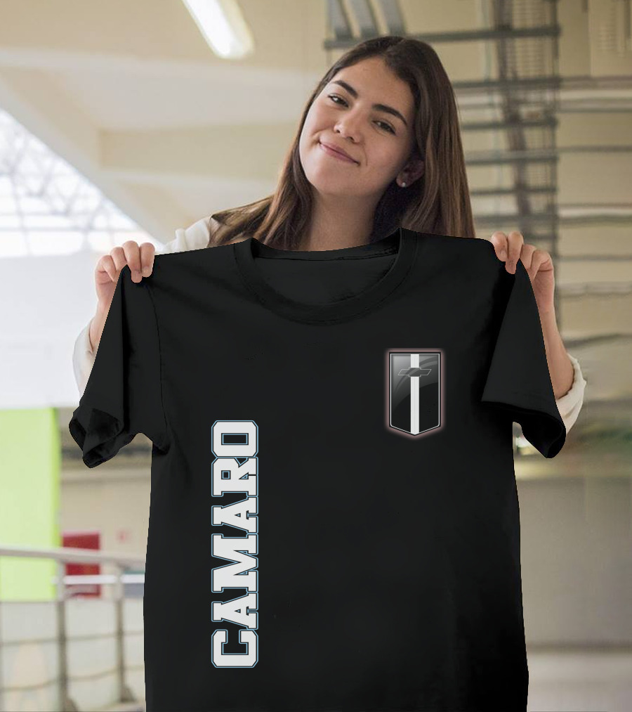 Camaro Text With Emblem T-Shirt