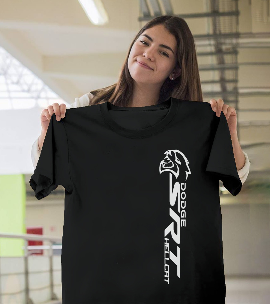 Dodge SRT Hellcat Logo With Cat Head T-Shirt
