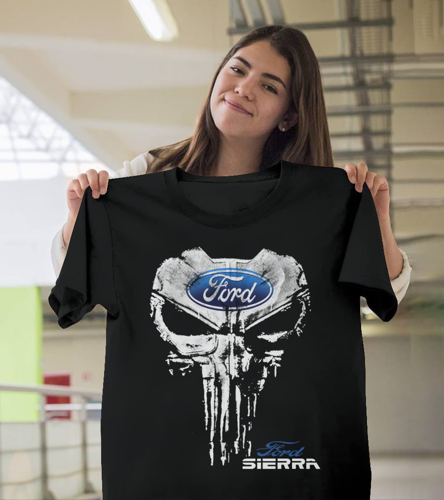 Ford Sierra Skull Emblem T-Shirt
