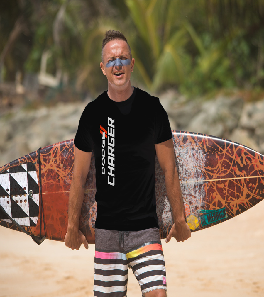 Dodge Charger Vertical Performance Stripe T-Shirt