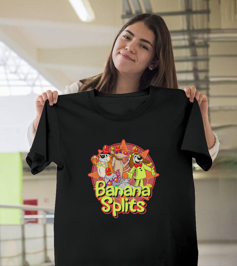 Banana Splits Show Characters Moonbuggy Adventure T-Shirt