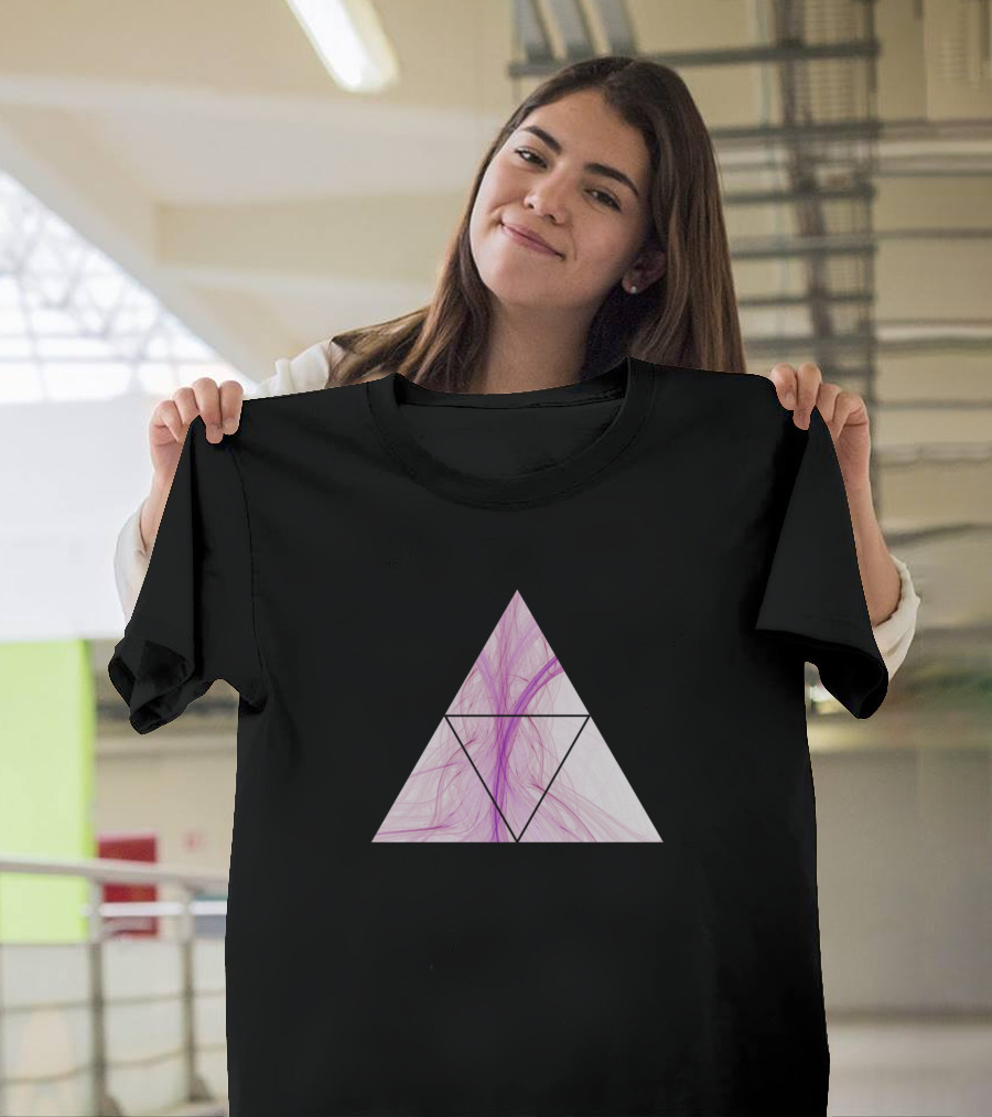 Goa Hipster Anotherflower Club Triangle Fractal T-Shirt