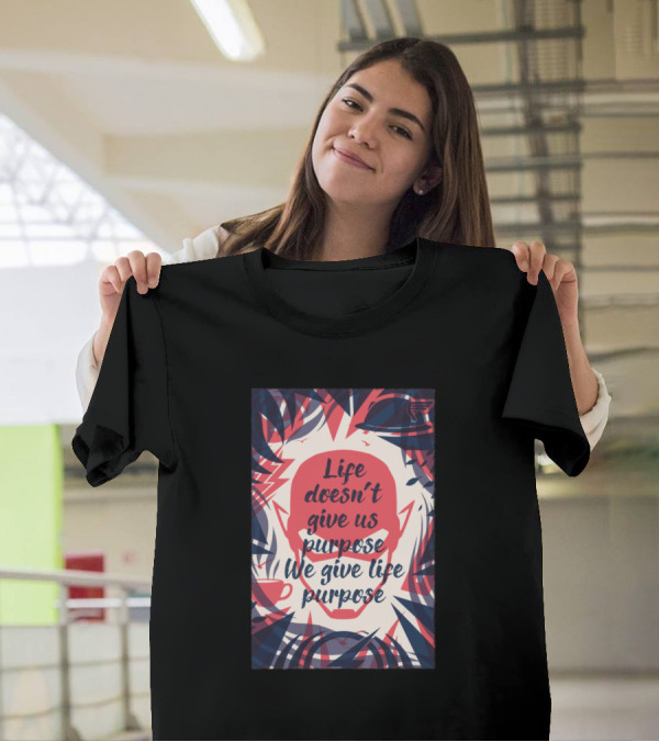 The Flash Purposeful Speedster Life Doesn't Give Us Purpose We Give Life Purpose T-Shirt