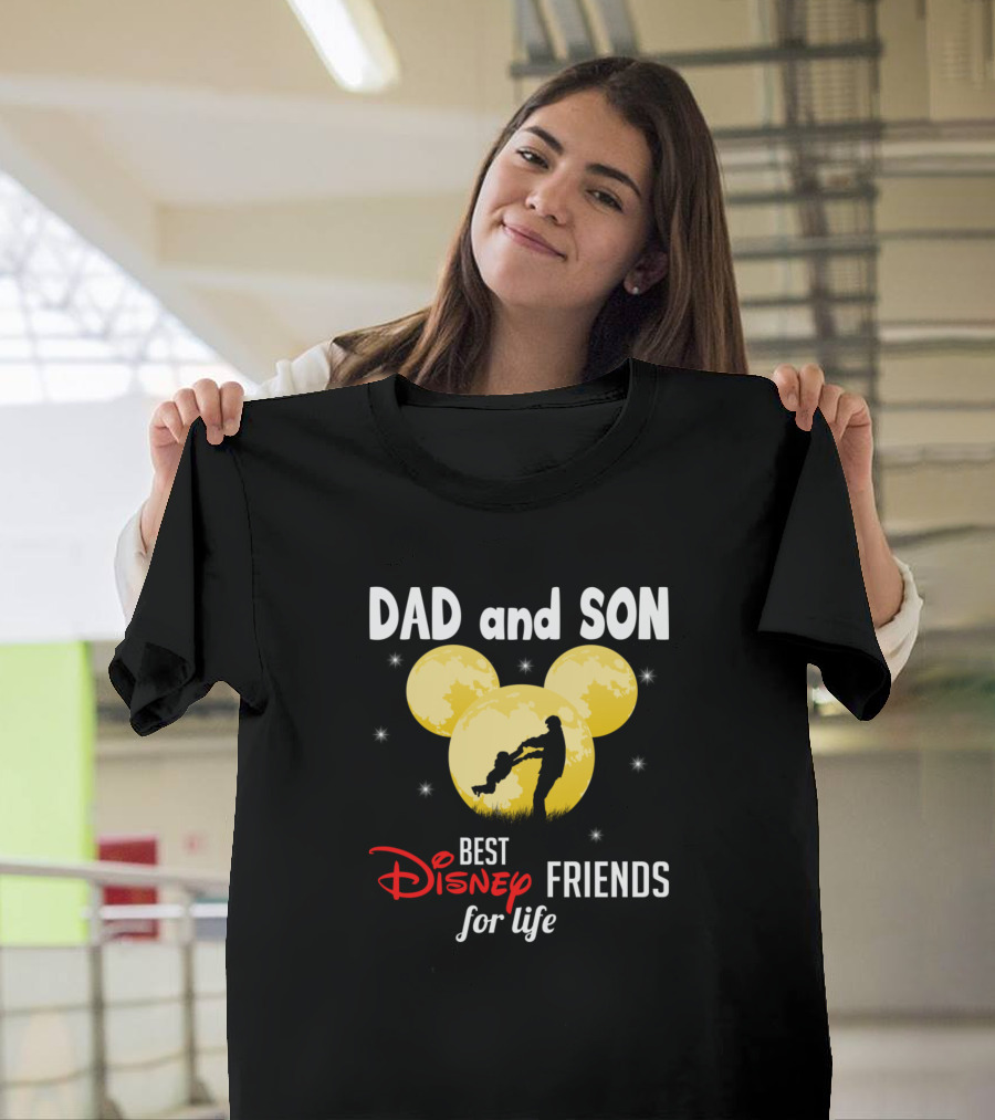 Dad And Son Best Disney Friends For Life T-Shirt