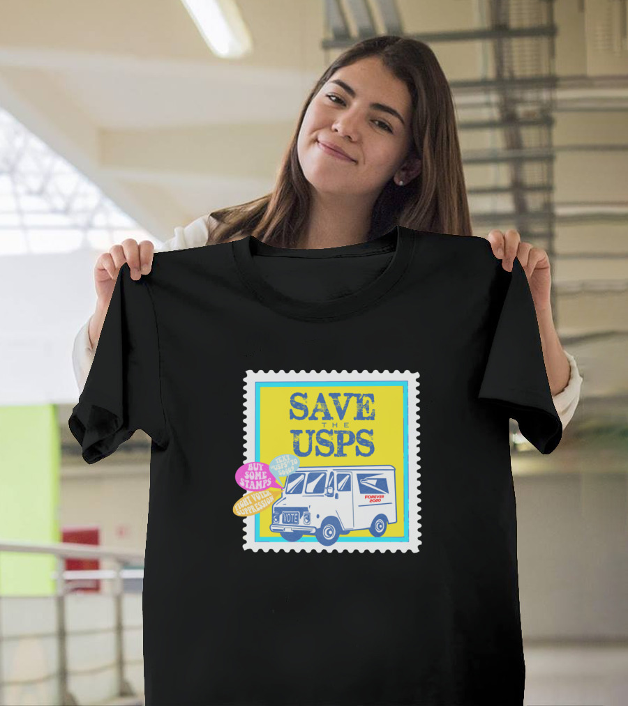 Save The USPS Buy Some Stamps Forever Postal Vote T-Shirt