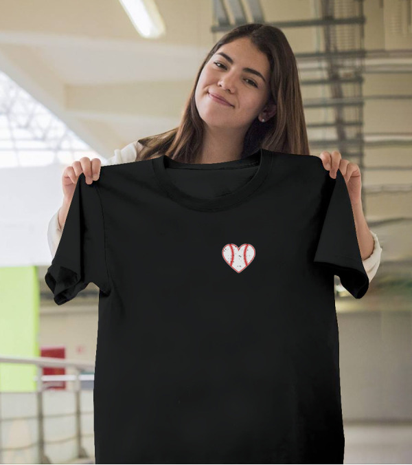 Heartbeat Baseball Love T-Shirt