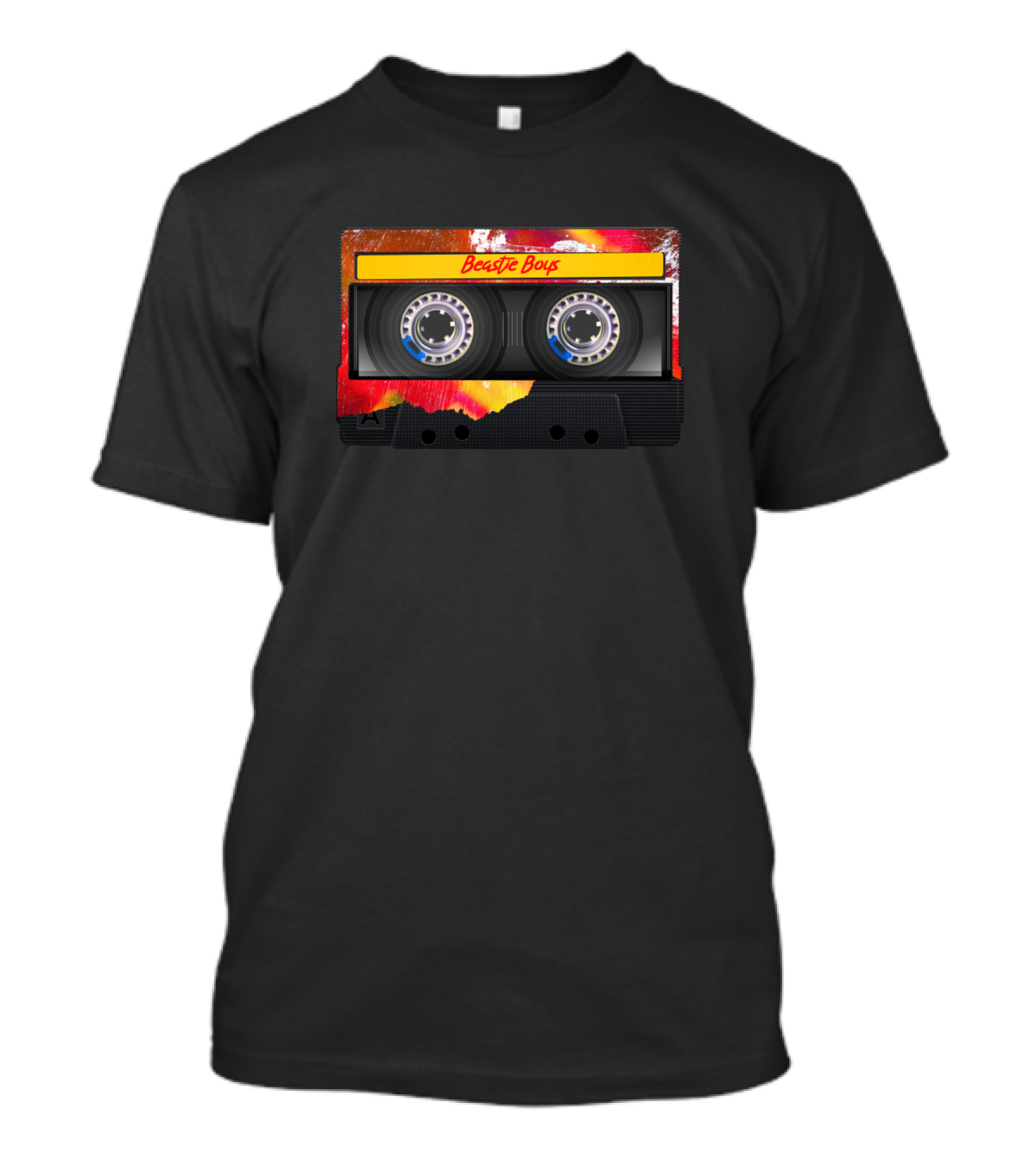 Beastie Boys Colorful Retro Cassette Tape T-Shirt