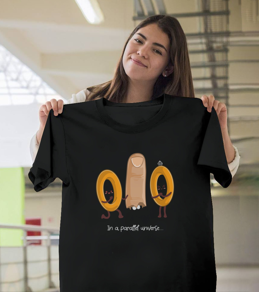 In a Parallel Universe Finger Wedding T-Shirt