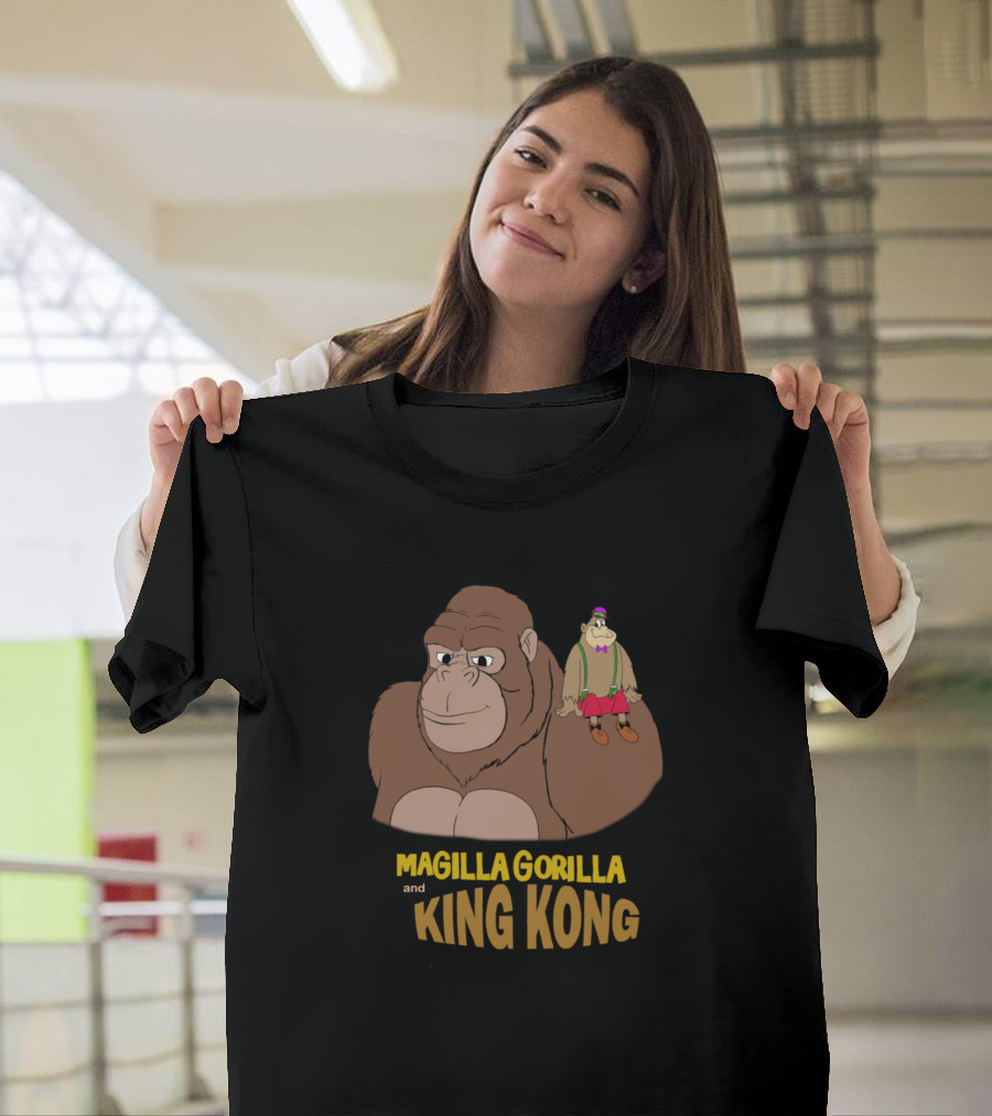 Magilla Gorilla and King Kong Classic Cartoon Crossover T-Shirt