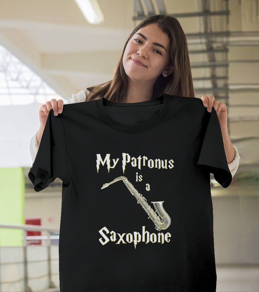 My Patronus Is A Saxophone Sax Player Magic T-Shirt