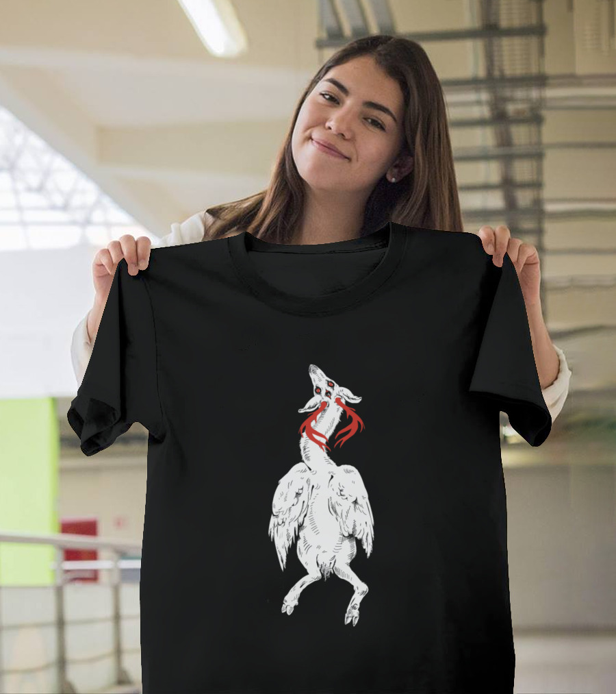 Pagan Deer Goose Mythical Creature Hybrid T-Shirt