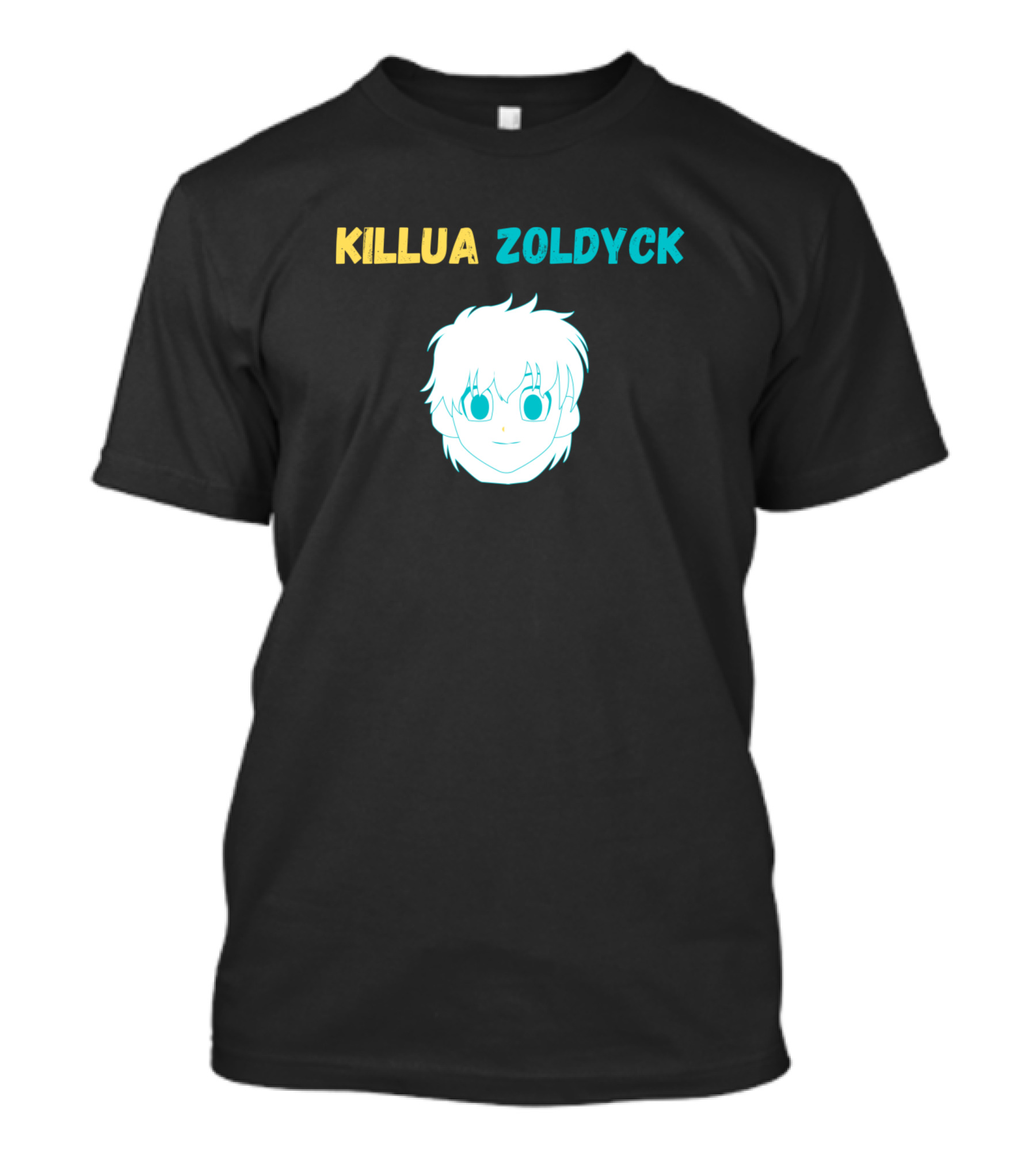 Killua Zoldyck Biographie Hunter X Hunter Anime Character Face T-Shirt