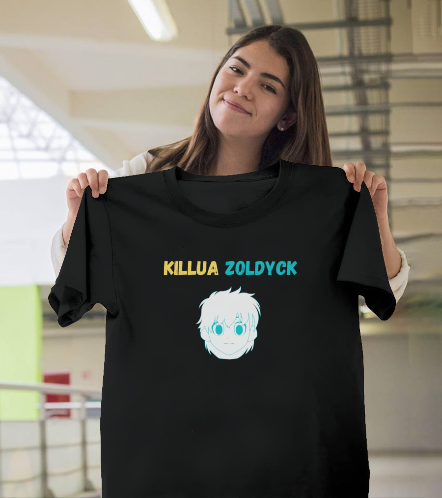 Killua Zoldyck Biographie Hunter X Hunter Anime Character Face T-Shirt