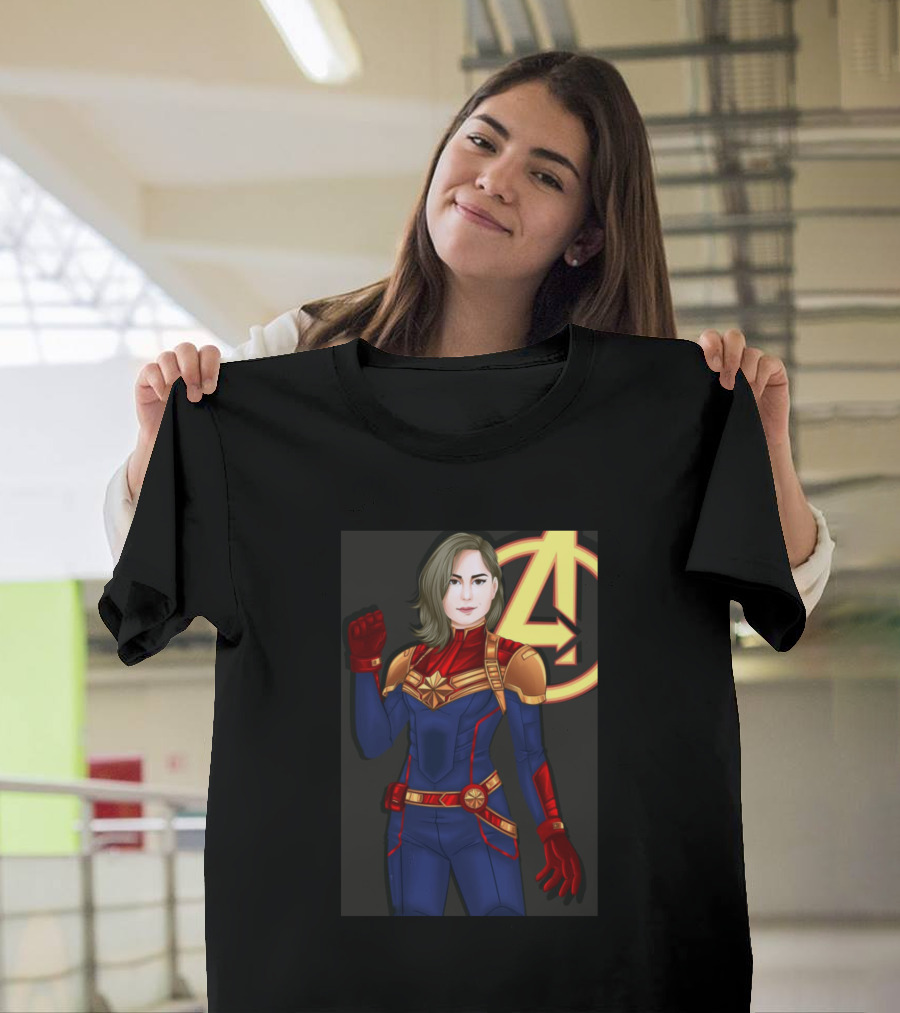 Avengers Beautiful Captain Marvel T-Shirt