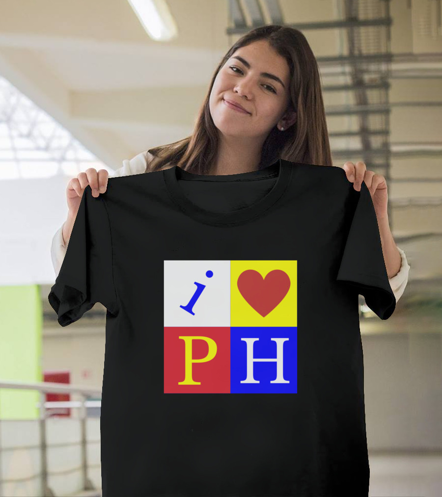 I Heart PH Philippines Love Block T-Shirt