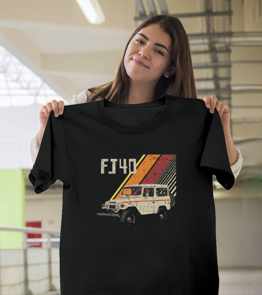 FJ40 Land Cruiser Vintage Off-Road SUV Retro T-Shirt